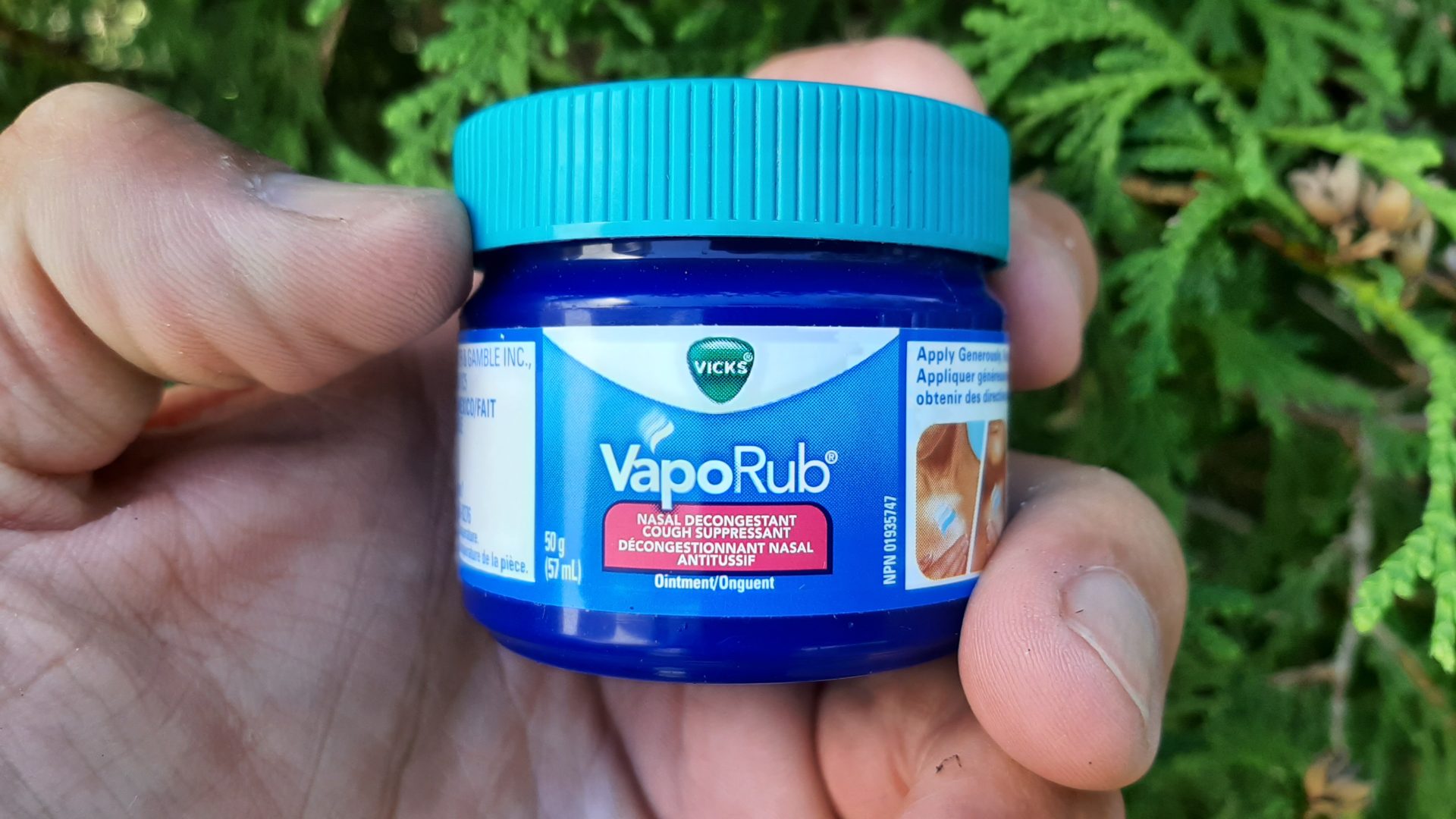 Enduisez-vous de Vicks - Survie boréale